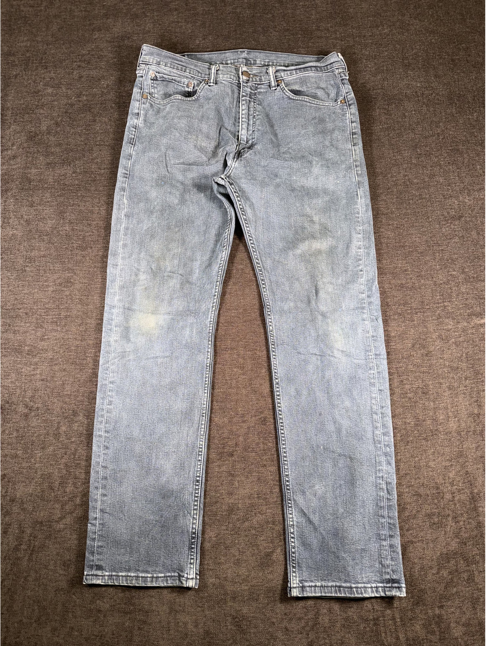 Levi's 514 Straight Fit Light Wash Denim Jeans W36 L32